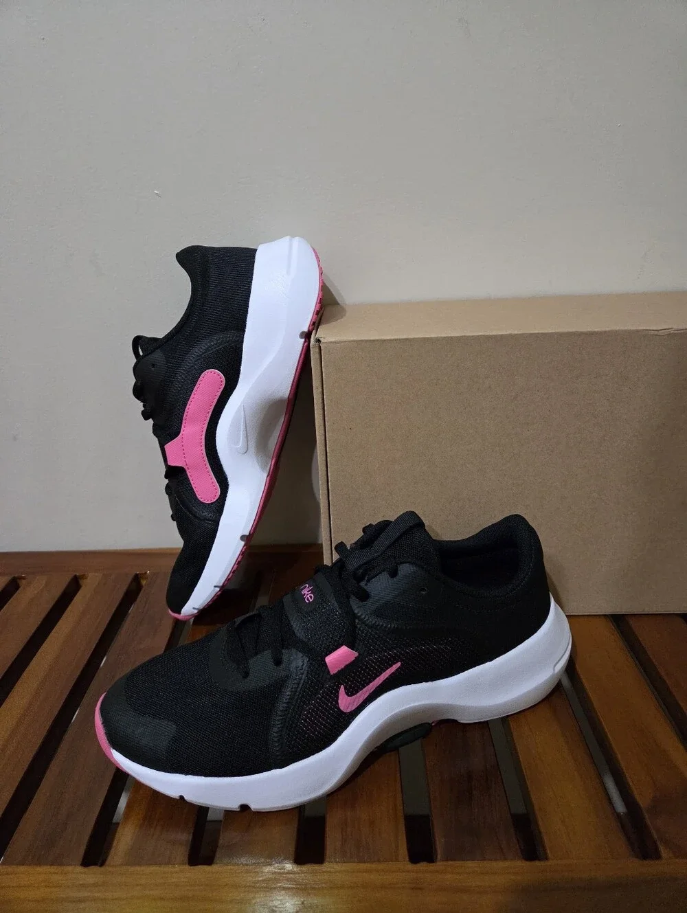 Nike Women's In-Season TR 13 Training Sneakers Black with Pink Accents